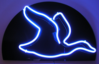 duck neon art